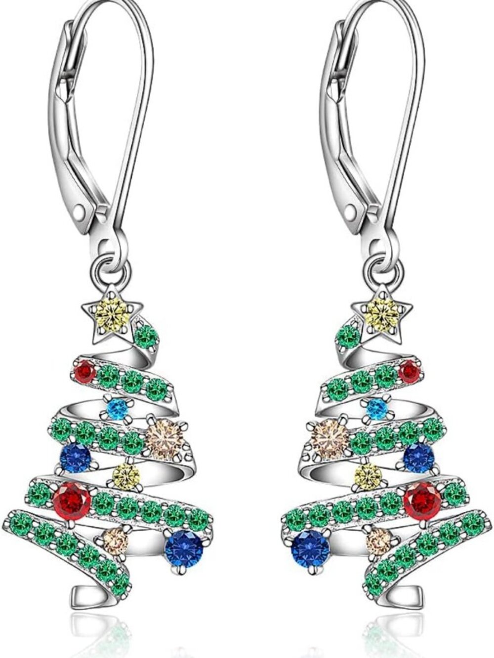 Festive Christmas Tree Earrings for Women | Holiday Studs & Dangling Jewelry